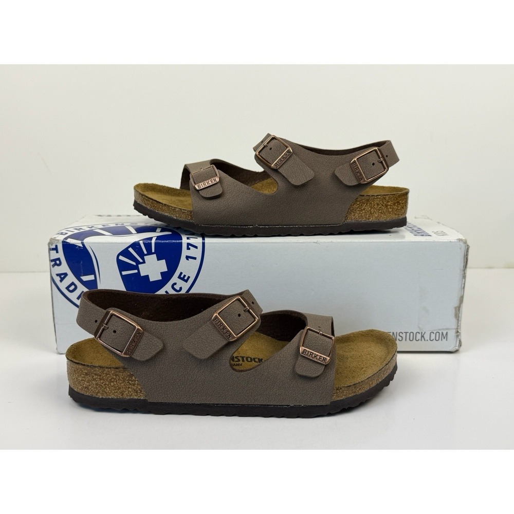 Birkenstock Roma Classic Mocha Brown Sandals Kids Size 33 / 2 Kids Narrow Fit